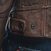Dainese MERAK klasická kožená bunda hnědá vel.56